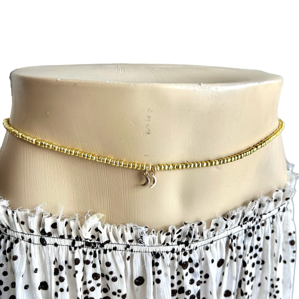 Moon waist beads